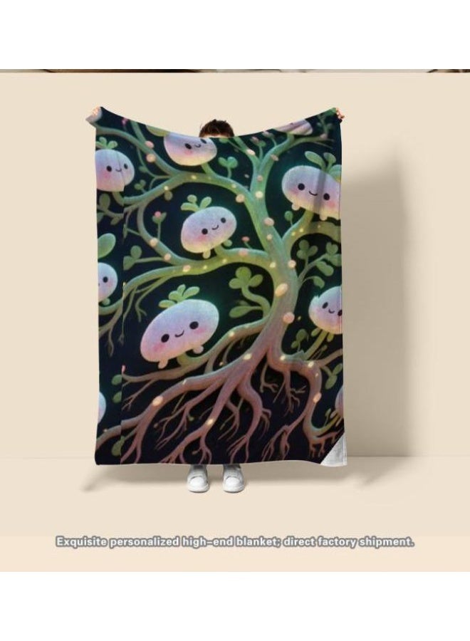 general Children's or student cartoon flannel thin blanket (warm and comfortable, suitable for sleep, games) 100cm*150cm - 102 - Image 5