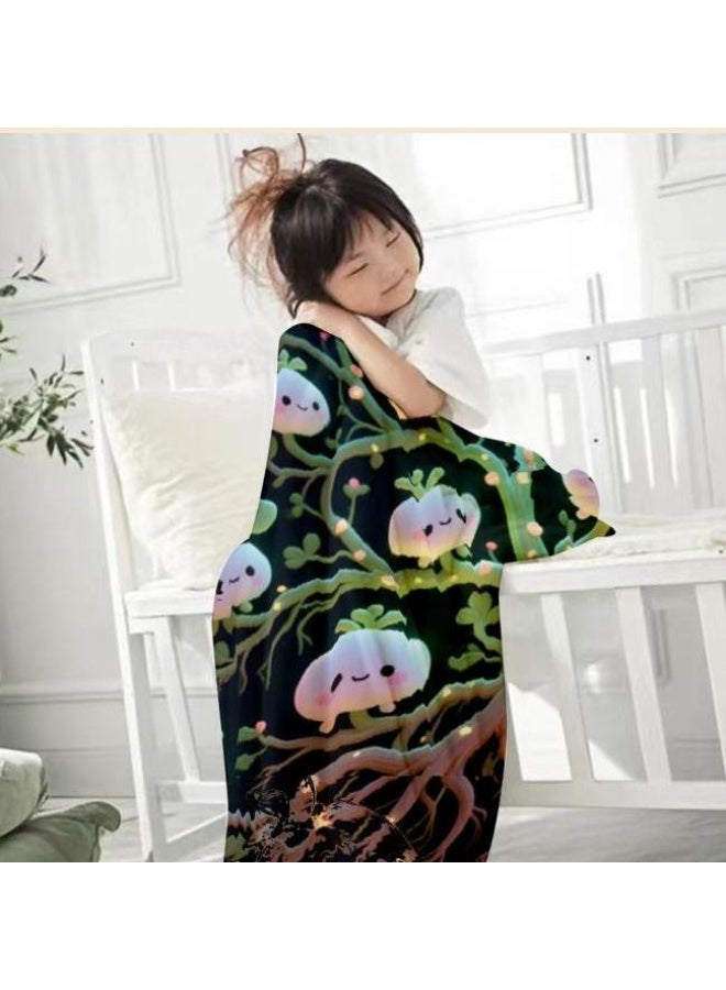 general Children's or student cartoon flannel thin blanket (warm and comfortable, suitable for sleep, games) 100cm*150cm - 102 - Image 4