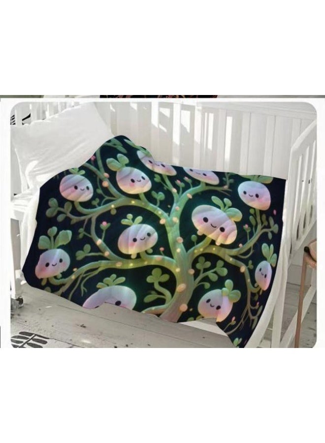 general Children's or student cartoon flannel thin blanket (warm and comfortable, suitable for sleep, games) 100cm*150cm - 102 - Image 3