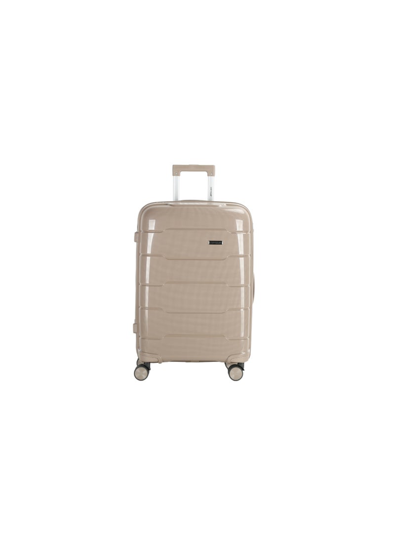 فيبتور مجموعة حقائب سفر من البولي بروبيلين مكونة من 4 قطع مع قفل إدارة أمن النقل ومقبض من الألومنيوم بثلاث مراحل وعجلات دوارة مزدوجة 360 درجة وهيكل صلب من البولي بروبيلين المتين وحقيبة سفر خفيفة الوزن - Image 2