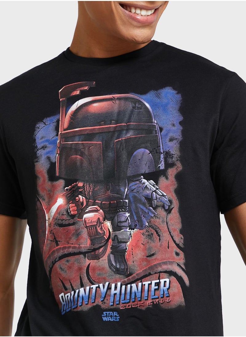 Funko Boba Fett Crew Neck T-Shirt  - Image 3