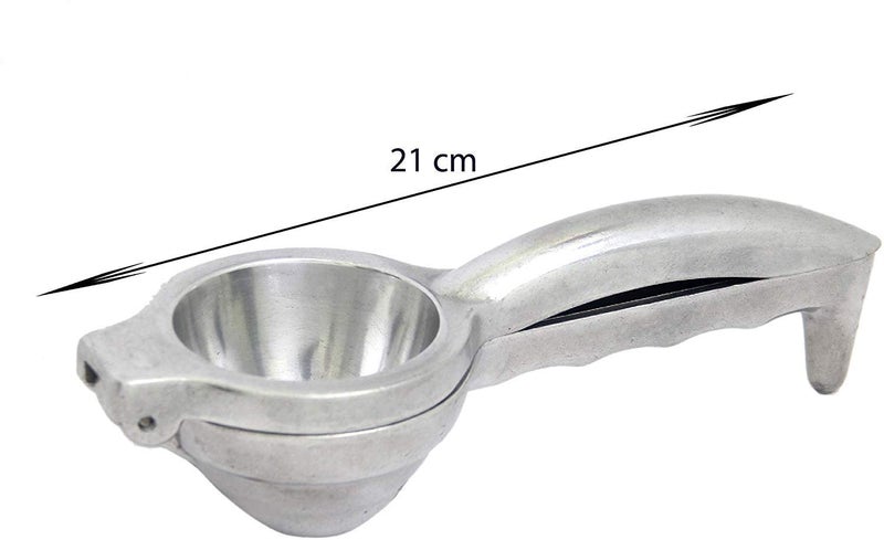 Dharam Paul Traders® Heavy weight BIG nimbu Lemon Squeezer Presser for Kitchen shikanji, Fruit juicer, 1 Piece, Food Grade Aluminium - Image 3