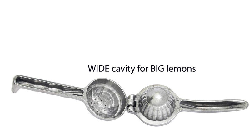Dharam Paul Traders® Heavy weight BIG nimbu Lemon Squeezer Presser for Kitchen shikanji, Fruit juicer, 1 Piece, Food Grade Aluminium - Image 5