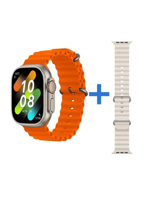 Smart Watch C90 Uitra 2 Series Health And Fitness Tracking Sports Watch Supports Gesture Answering + Additional Replacement With 49mm Strap