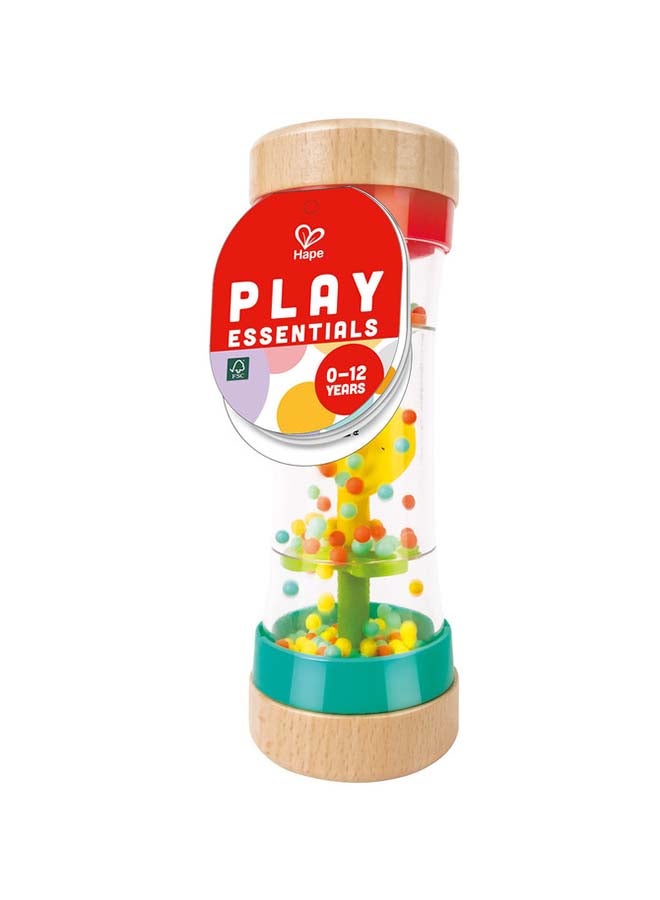 هيب لعبة قطرات المطر الخرزية لصنع صوت المطر  شهر فما فوق – لعبة حسية موسيقية قوس قزح للأطفال الرضع - Image 1