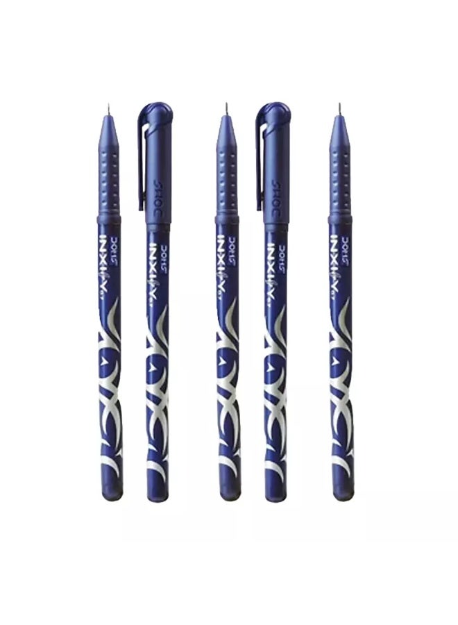 دومس قلم حبر جاف أزرق من D0MS Inxify (عبوة من 12 قلمًا) (أزرق داكن) - Image 1