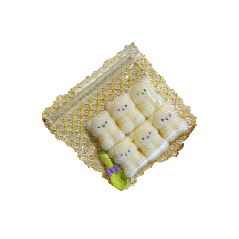 Creamy Squishy Bear Stress Relief Toy Set of 6 - Image 3