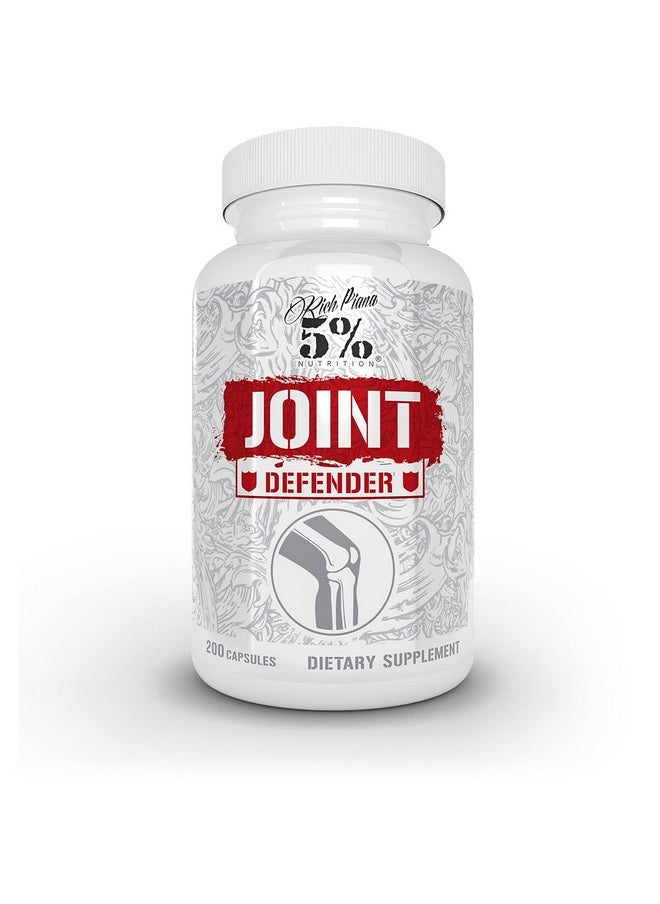 5% Nutrition Rich Piana Joint Defender Maximum Joint Support Supplement ; Collagen Glucosamine Chondroitin Turmeric Curcumin With Black Pepper Msm Hyaluronic Acid ; 200 Capsules 25 Servings  - Image 2