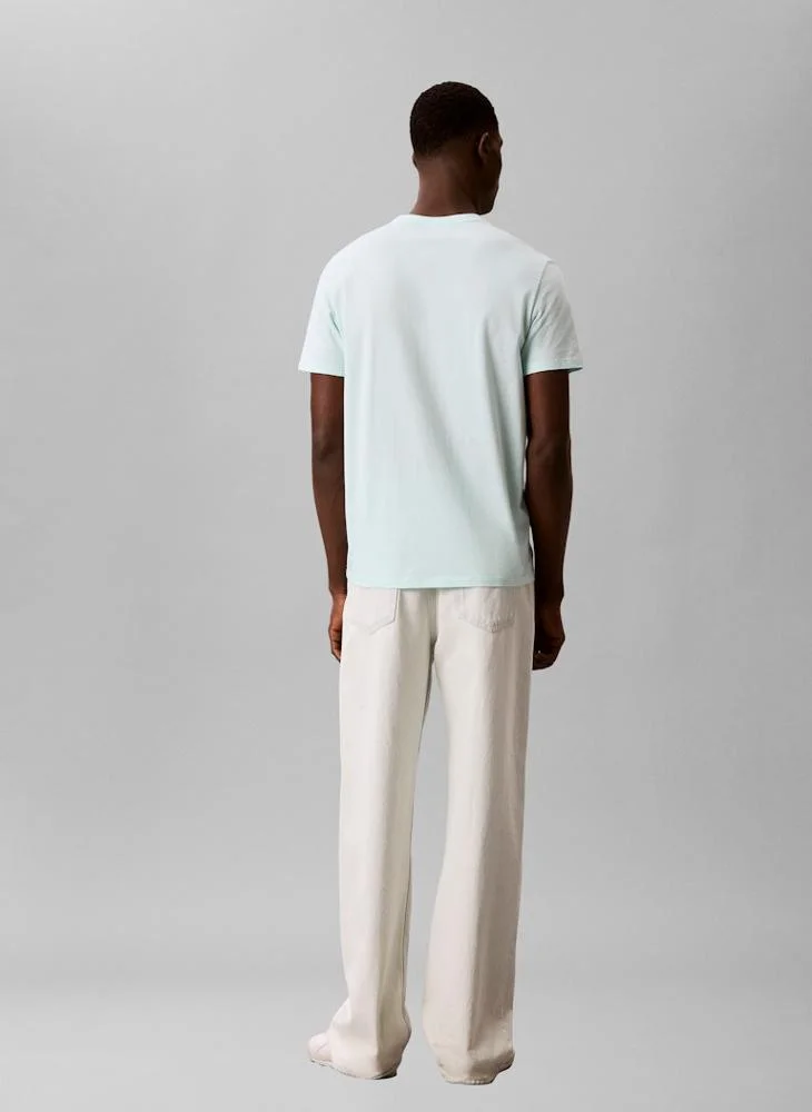 Calvin Klein Textured Graphic Logo T-Shirt