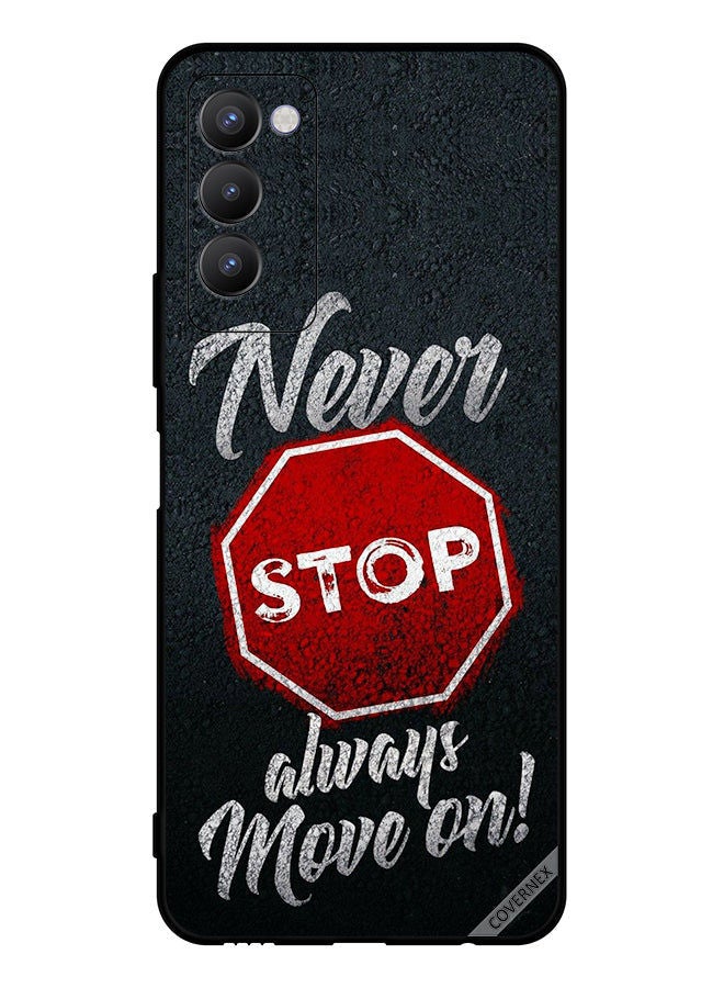 Covernex Protective Case Cover For Tecno Camon 18 P Never Stop Always Move On - Image 1