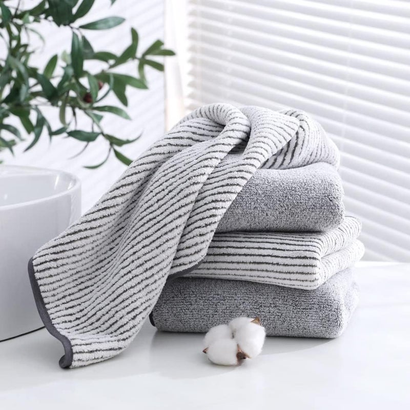 Clovis Quick Dry Hand Towel for Wash Basin Gym Sports Travel-Super Soft Microfiber Face Towel for Men & Women-75 x 35 CM (White) - Image 5