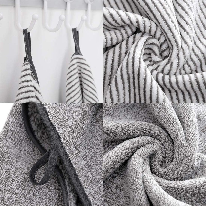 Clovis Quick Dry Hand Towel for Wash Basin Gym Sports Travel-Super Soft Microfiber Face Towel for Men & Women-75 x 35 CM (White) - Image 4