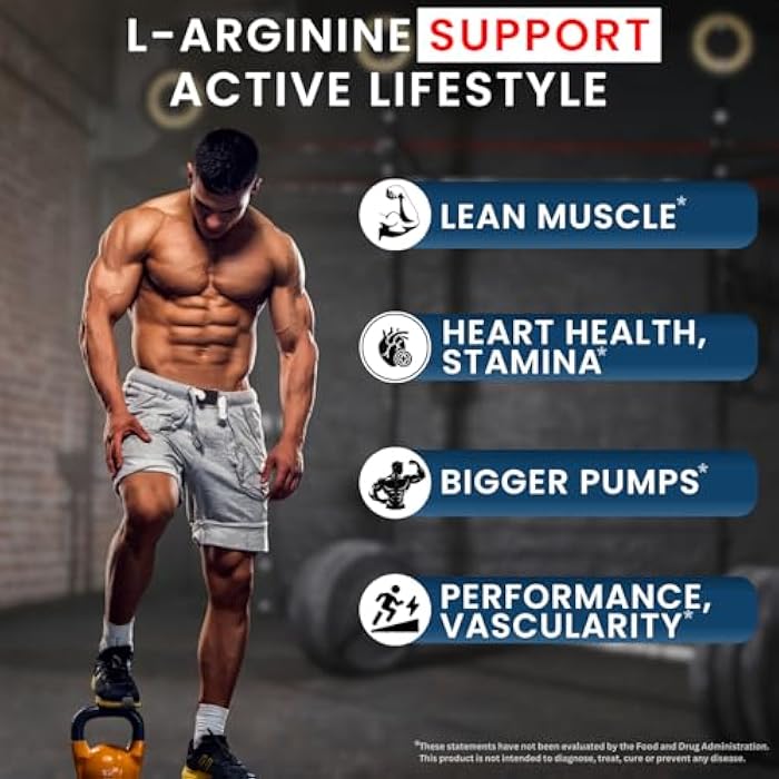 VITBOOST L Arginine Capsules with L-Citrulline 1500mg - Nitric Oxide Booster for Stamina, Muscle, Energy & Vascularity - L-Arginine and Essential Amino Supplement for Extra Strength | 30 Days Supply | 90 Count - Image 4