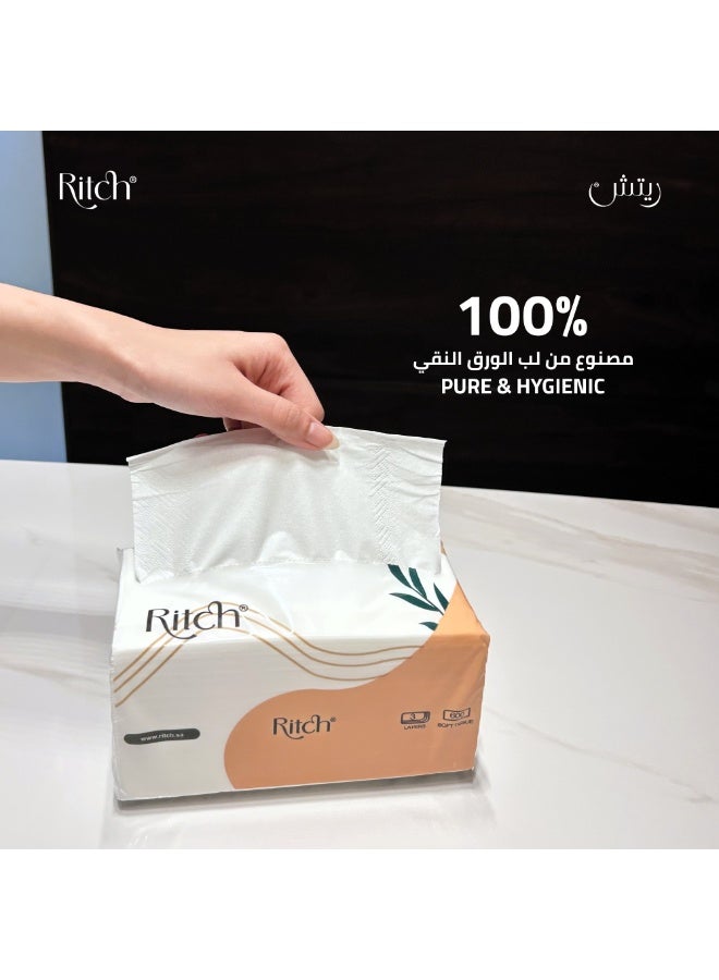 ريتش 8 عبوات منديل تحتوي كل واحده علي 600 منديل - Image 3