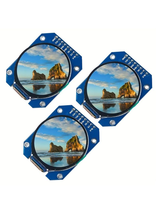 1.28 Inch TFT Square LCD Display Module 3pcs RGB 240x240 SPI Interface For Arduino - Image 1