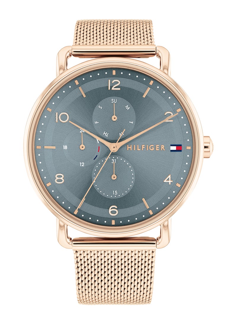 TOMMY HILFIGER Women's Analog Round Shape Stainless Steel Wrist Watch 1782664 - 40 Mm  - Image 1