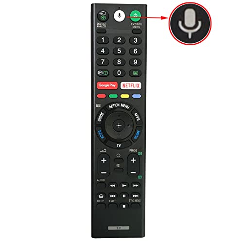 uehba RMFTX310P Replacement Voice Remote Control Compatible for Sony TV KD75X8000G KD65X8000G KD55X8000G KD49X8000G KD43X8000G KD65X8077G KD55X8077G KD65X7500F KD55X7500F RMFTX310C RMFTX310T - Image 3