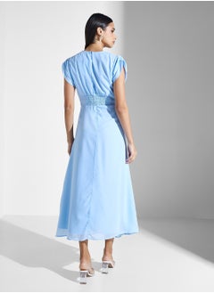 Hope & Ivy Embroidered Midi Tea Dress  - Image 2