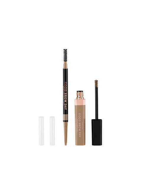 Good Brow Day 2Pc Kit Achieve Brow Perfection With Ultra Fine Pencil And Waterproof Tinted Brow Gel Duo Long Lasting Definition For Stunning Brows And Grooming Essentials