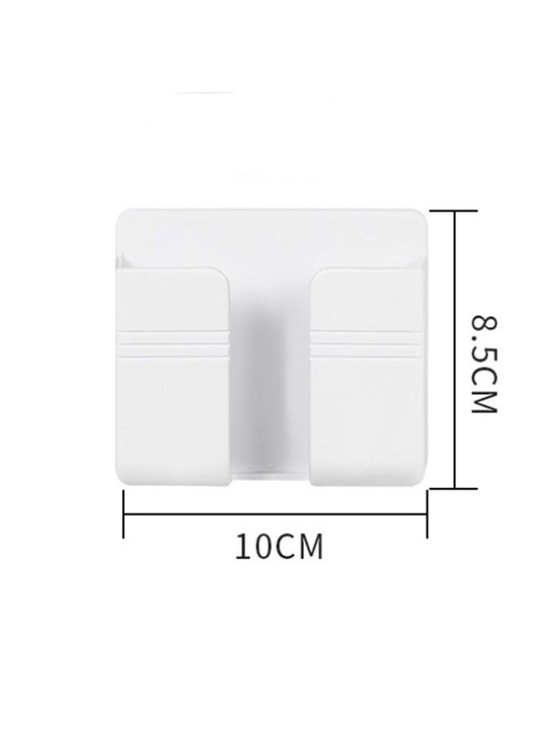 TWEGGON Wall Mount Phone Holder and Remote Holder Wall with 3M Adhesive, Phone Charger Stand, Damage-Free Charging Dock, Remote Control Storage Box for Bedroom, Kitchen, Office  - Image 3