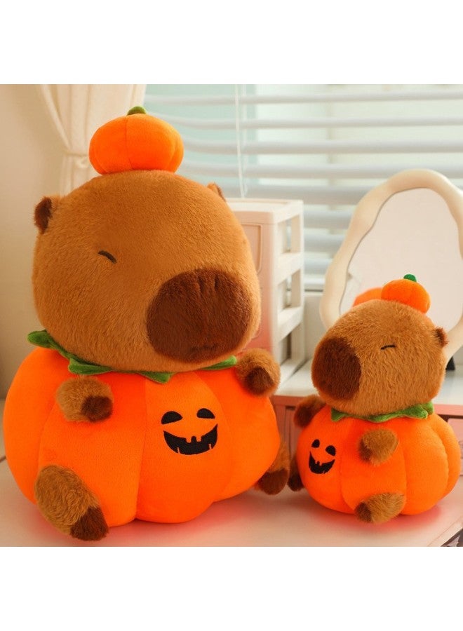 Loquat Sleeping Pumpkin Capybara Doll  Funny Kapibala Bed Pillow For Friends Birthday Gift Doll-Specifications:Qcs Pumpkin Turns Into Capibala-Color:60cm - Image 4