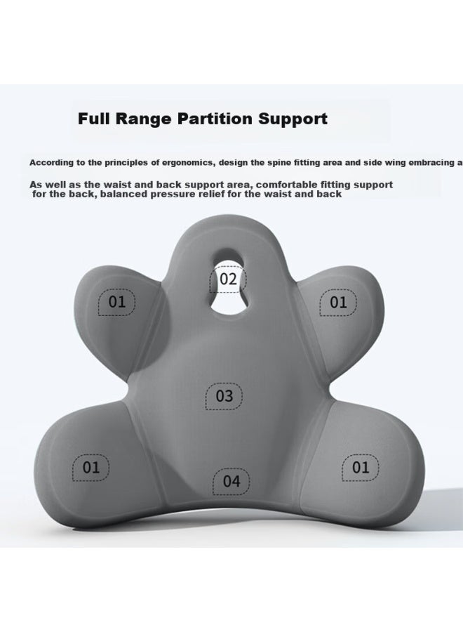 J.sir Car Lumbar Support Cushion, Waist Support Pad, Driving Aid For Long Sitting, Office Chair Back Support Pillow - Image 4