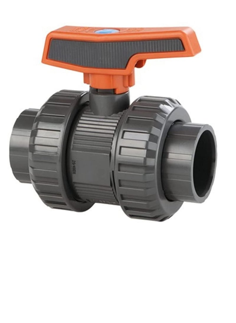 Cepex PVC Heavy Duty Water Supply Pipe Fittings for Swimming Pool, Agriculture, Irrigation & Commercial Plumbing Use (3/4 Inch, Union Ball Valve (Anti Block))  - Image 2