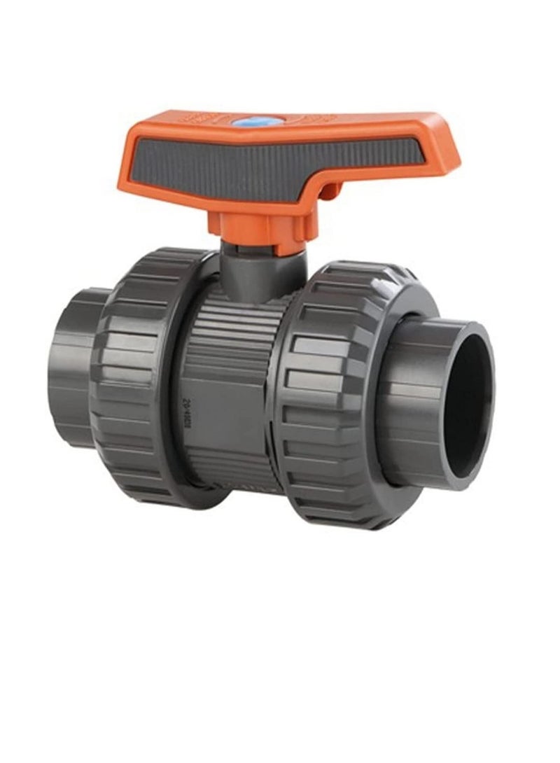 Cepex PVC Heavy Duty Water Supply Pipe Fittings for Swimming Pool, Agriculture, Irrigation & Commercial Plumbing Use (3/4 Inch, Union Ball Valve (Anti Block))  - Image 1