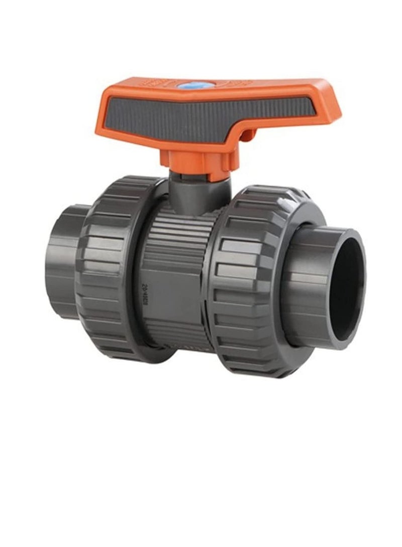 Cepex PVC Heavy Duty Water Supply Pipe Fittings for Swimming Pool, Agriculture, Irrigation & Commercial Plumbing Use (3/4 Inch, Union Ball Valve (Anti Block))  - Image 3