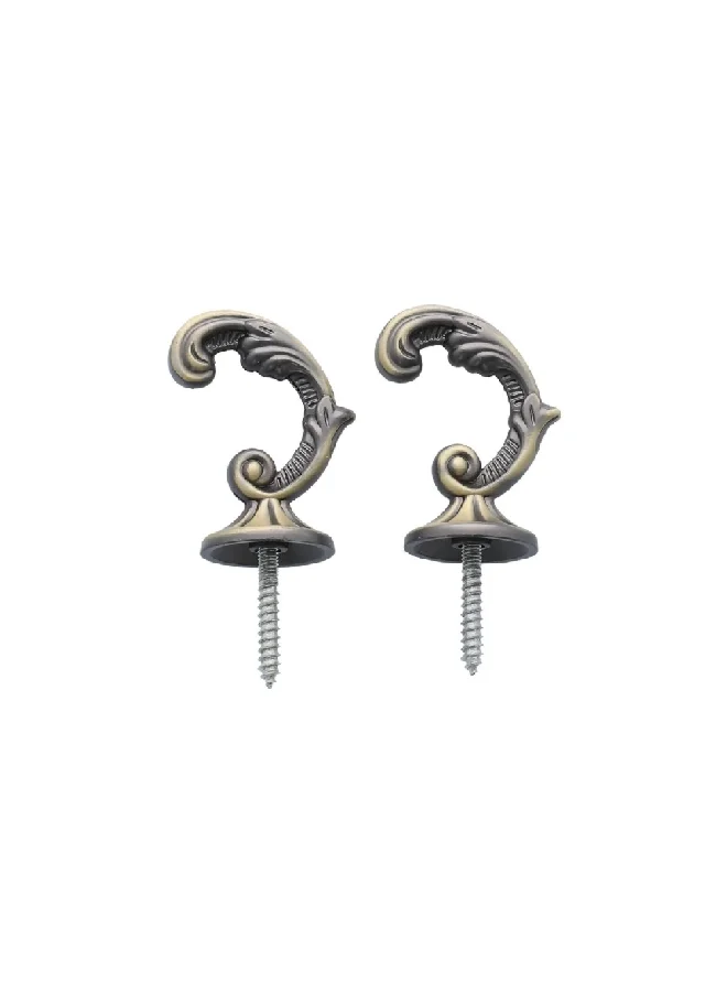 Micasa 2-Piece Hooks Antique Brass  3 x 2 x 2 cm SACO.MP.HOOK.17YH002.A