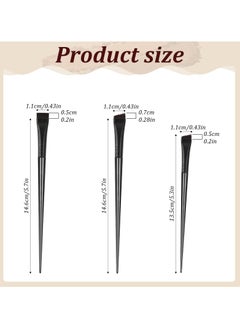 SUNSAR Fine Angled Eyeliner Brush, Ultra thin Precision Eyeliner Brushes Fine Point Angled Eyebrow Concealer Brush Set of 3, Makeup Brush Tool Gel Eyeliner Brush for Precision Eye Liner Brows  - Image 3