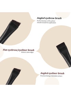SUNSAR Fine Angled Eyeliner Brush, Ultra thin Precision Eyeliner Brushes Fine Point Angled Eyebrow Concealer Brush Set of 3, Makeup Brush Tool Gel Eyeliner Brush for Precision Eye Liner Brows  - Image 4