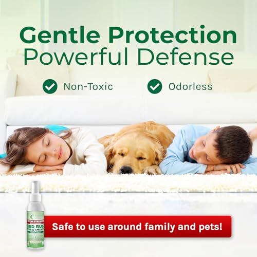 Hygea Natural Extra Strength Bed Bug & Mite Natural Travel Spray - TSA Approved Size - Child & Pet Friendly - Stain & Odor Free - for Hotel, Suitcase, Backpack, Shoes - 66% Stronger Formula(2pk, 3 oz) - Image 4