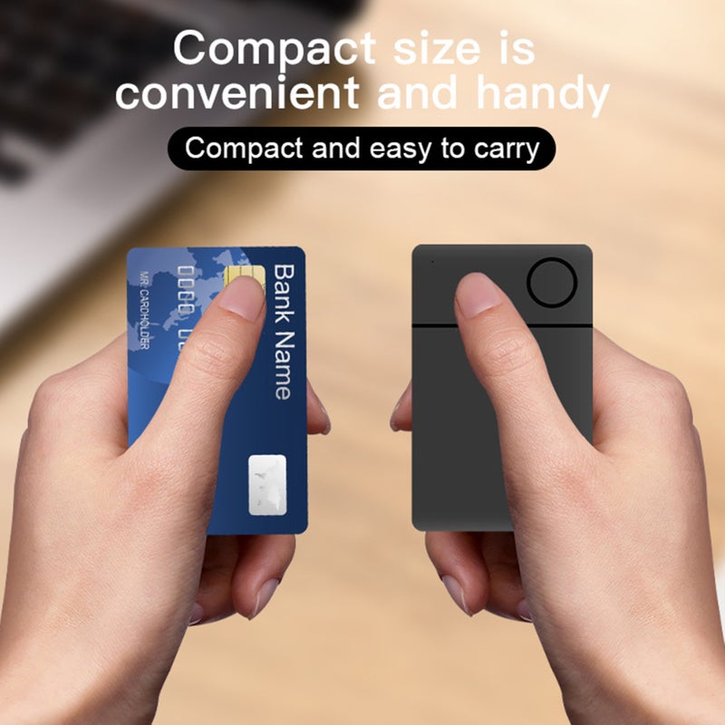 أداة iCard01 الفائقة السمينة من نوع بطاقة لمنع الضياع - دفتر متابعة الحيوانات الأليفة، متتبع الأمتعة، مُعثر المفاتيح، متتبعetooth الذكي الذي يتم رفقه بتطبيق "Find My" (للأجهزة التي تعمل بنظام iOS فقط)، مُعثر للعناصر مثل الأكياس والجوالات والمفاتيح، علامة منع الضياع الذكية، مُعثر البطاقات الذكي - Image 3