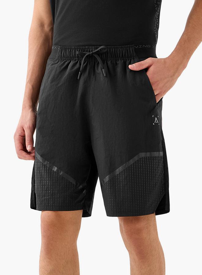 Active Printed Performance Shorts - Image 1
