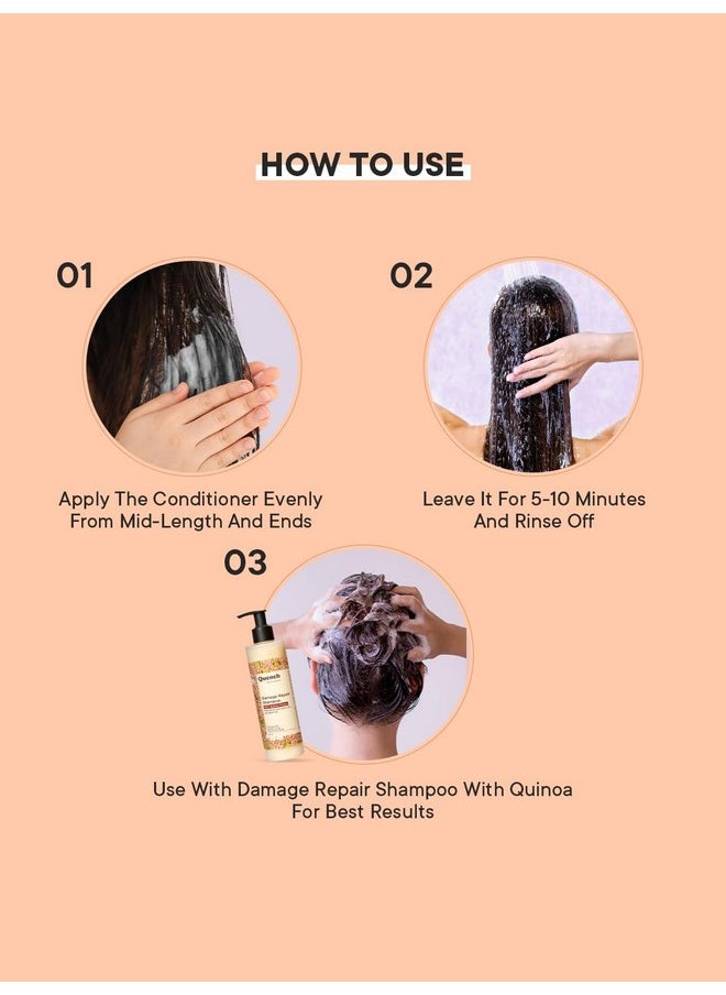 Quench Damage Repair Conditioner With Quinoa Protein & Ceramides For Dry & Damaged Hair | Deeply Conditions & Makes Hair Silky, Smooth | Prevents Split Ends | Made In Korea (180Ml) - pzsku/Z8CC2ACCE6C5308B7A93CZ/45/_/1733730003/c7dad6bc-45d8-4d91-8014-402f5bfa3164