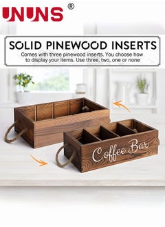 Coffee Capsule Storage Box,Wooden Coffee Bar Box,Portable Coffee Capsule Storage Box With Removable Grids,Coffee Storage Box K Cup Coffee Accessories For Coffee Bar - pzsku/Z8CC2C20DD95BA5C3BEE3Z/45/_/1721368439/29567c45-41d4-4696-8474-bc49a33b6a78