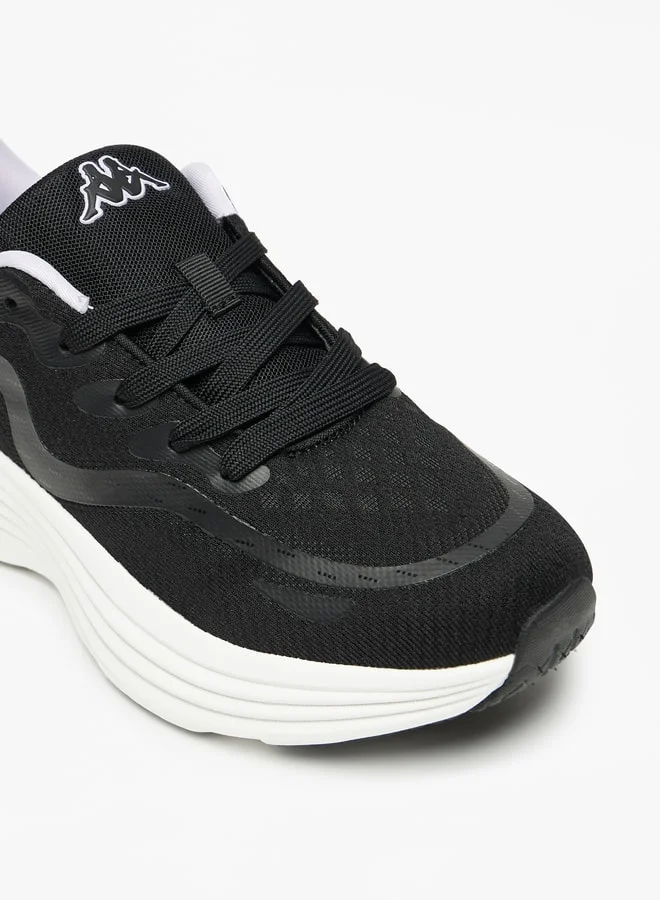 Kappa Women's Mesh Detail Walking Shoes with Lace-Up Closure