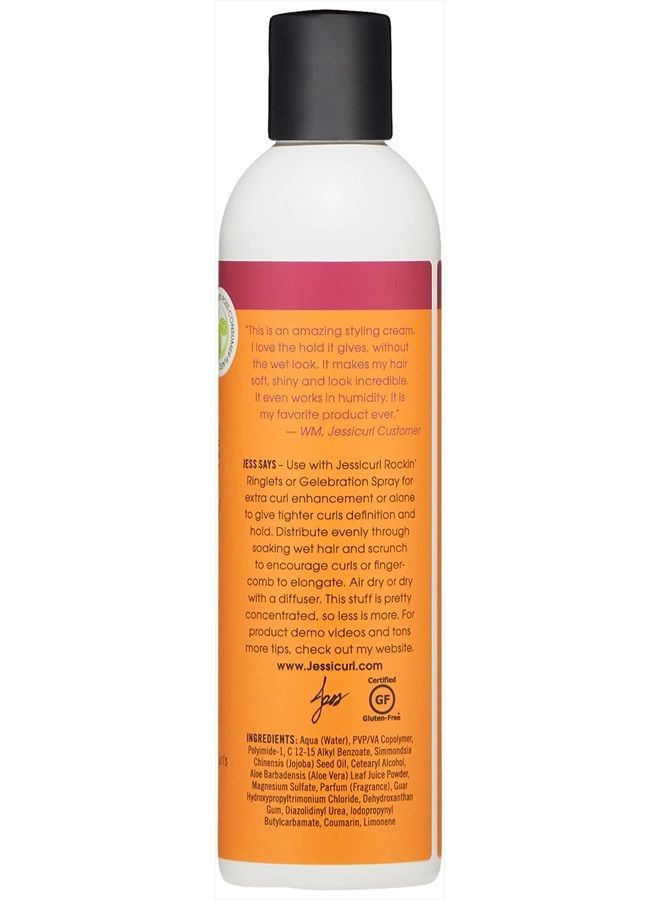 Jessicurl , Confident Coils Styling Solution, Island Fantasy, 8 Fl oz. Curl Cream for Humidity Control and Frizz Control, Curly Hair Products, Styling Cream - Image 2