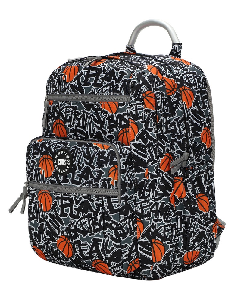 CUBS Basketball Print Waterproof Kids 36L Backpack with zip closure Ideal for 8-15 years age group, Compatible with 15" Laptop - Image 2