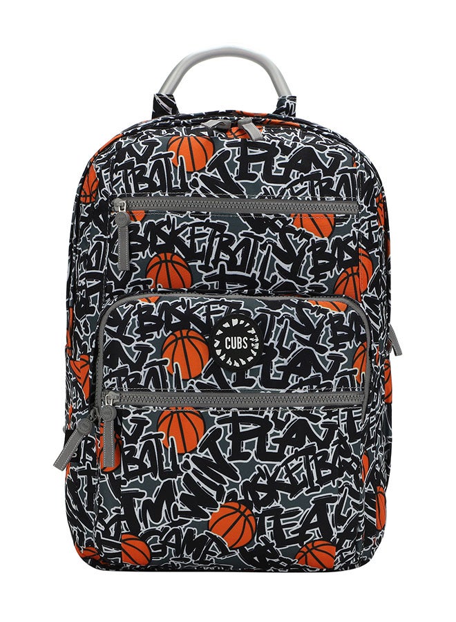 CUBS Basketball Print Waterproof Kids 36L Backpack with zip closure Ideal for 8-15 years age group, Compatible with 15" Laptop - Image 1