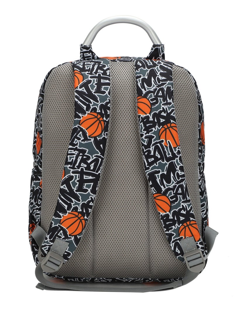 CUBS Basketball Print Waterproof Kids 36L Backpack with zip closure Ideal for 8-15 years age group, Compatible with 15" Laptop - Image 3