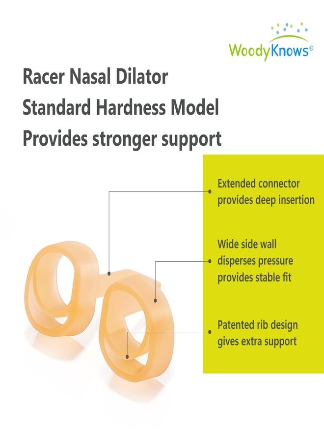 WoodyKnows Racer Nasal Dilator, Model Standard, Improves Sports Airflow, Nasal Congestion aid (S 3Pack) - Image 3
