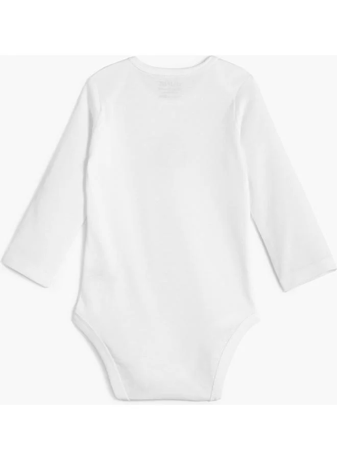 JUNE June Baby Basic 5-Pack Long Sleeve Bodysuit White White