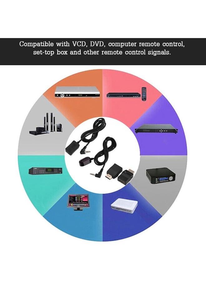 Thoraya - Infrared Remote Extender IR Repeater Emitter Receiver Kit with HDMI Interfaces - Image 1