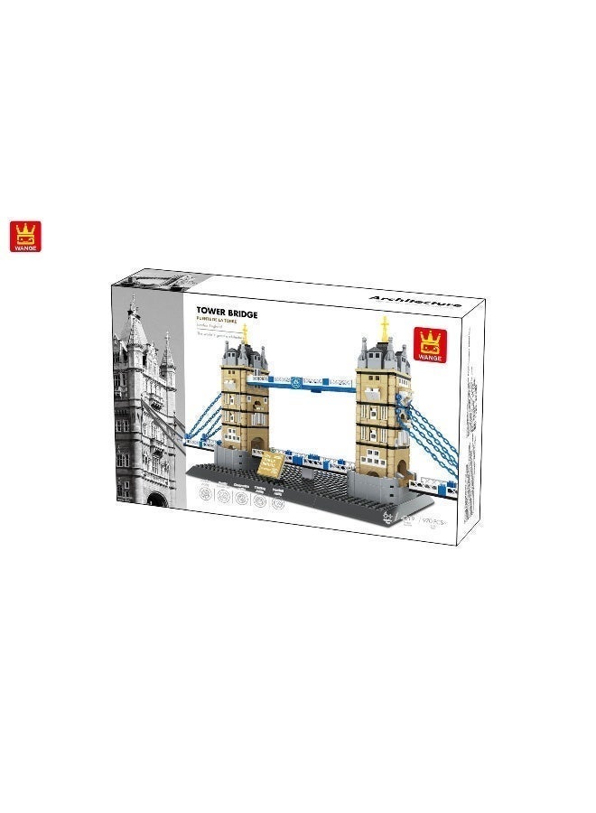 wange Tower Bridge London England Building Blocks Set 4219 (Age 6+, 969 Pieces) - Image 5