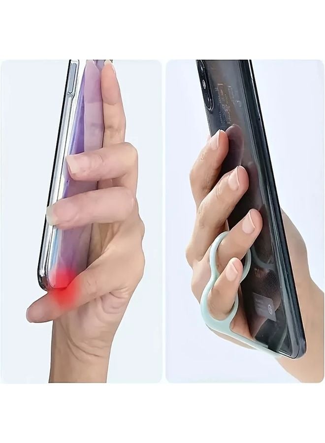 8 قطع من مسكات الهواتف المضادة للانزلاق بألوان عشوائية لجميع الهواتف الذكية - Image 5