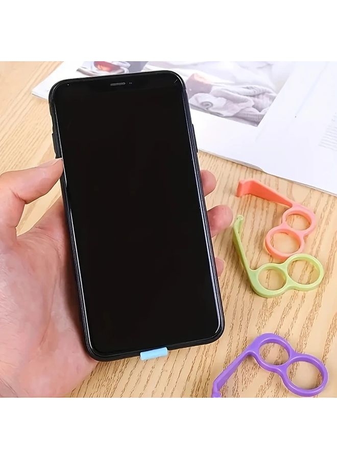 8 قطع من مسكات الهواتف المضادة للانزلاق بألوان عشوائية لجميع الهواتف الذكية - Image 4