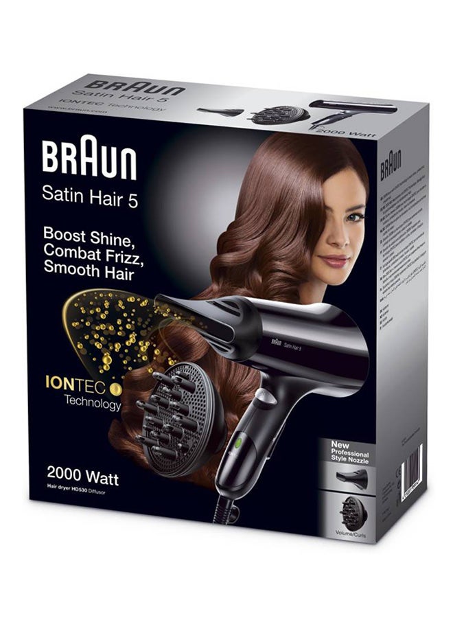 BRAUN Satin Hair Dryer Black - Image 4