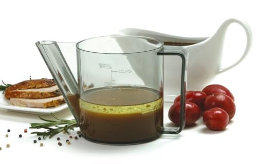 Norpro New 3 Cup Gravy Fat Separator Meat Juice Measurer Holds 4 Cups / 1 Liter - Image 3